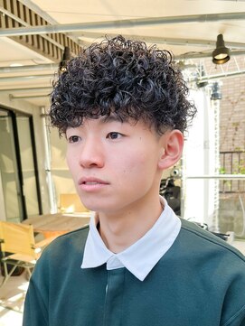 フジヤマ バーバー ショップ(FUJIYAMA BARBER SHOP) マッシュ×プードルパーマ