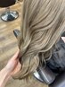 カット＋ブリーチonアディクシーカラー＋GLトリートメント【金子指名10%OFF】