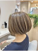 ハイライトで白髪ぼかし★脱白髪染