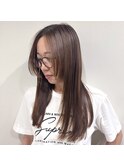 顔周りレイヤー×ヘルシーベージュ