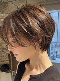 小顔ショート#ショート#ボブ#30代#40代