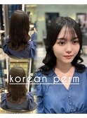 浅子小百合/幅広い世代に人気の韓国風パーマ