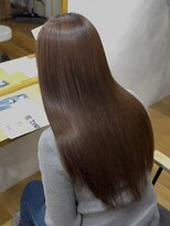 ミツバ(3tuba)&nbsp;美髪ストレート ナチュラルブラウン 髪質改善トリートメント