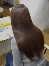 ミツバ(3tuba) 美髪ストレート ナチュラルブラウン 髪質改善トリートメント