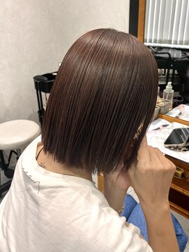 エト 横須賀(eto) きりっぱなしボブ×カカオブラウン