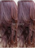 暖色/レッドブラウン/ブリーチなしダブルカラー/髪質改善/kyoka