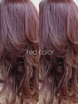 ジーナ 梅田(Zina)&nbsp;暖色/レッドブラウン/ブリーチなしダブルカラー/髪質改善/kyoka