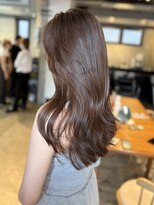 エインアンリー 明治神宮前(AIN.ANLY.)&nbsp;ローズブラウンアッシュブロンド暗めカラーデザインカラー