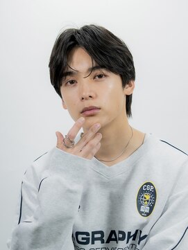 アッシュ 吉祥寺店(Ash) 刈り上げなしセンターパート毛流れニュアンスパーマ