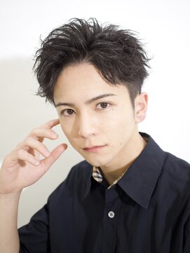 エデアンホンテン メンズサロン(EDEAN 本店 （旧：EDEAN 上通）) 熊本メンズヘア アップバング 刈り上げショート センターパート