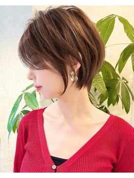 コピュラ コピュラカワゴエ(COPULA) 暗めカラーグランマッシュデザインカラーフェイスフレーミング