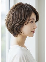 ネックス 表参道本店(nex)&nbsp;#ショートボブ#表参道駅#ハイライト#白髪ぼかし#白髪#白髪染め