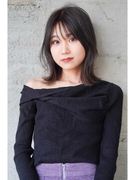 ニューヨークニューヨーク 三宮駅前店(NYNY) ミディアムレイヤー+ダークブラウン