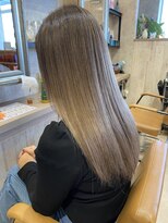 シェイプスヘアデザイン 上三川店(Shape's hair design)&nbsp;上三川ミルクティーグレージュバレイヤージュダブルカラー