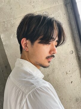 クオル 円山(QOL) メンズセンターパートニュアンスパーマ