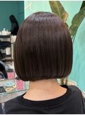 切りっぱなしボブ