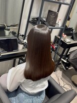 ベル 新宿店(Vel)&nbsp;【過去最高の艶】髪質改善縮毛矯正×地毛風ストレート美髪ロング