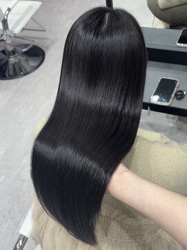 ルクス(Luxs) 暗髪カラー/髪質改善ストレート