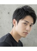 ▼アップバング/メンズカット/ツーブロック/ビジネスマン