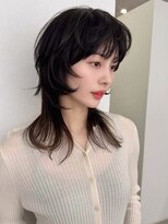 ソヨン 星が丘店(SOYON)&nbsp;ミディアムレイヤーシャギーウルフ/ハイレイヤーウルフ前髪あり