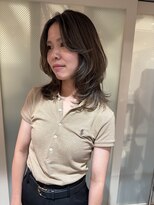 アクシス 栄店(`AXIS)&nbsp;イメチェン/ピンクベージュ/アンブレラカラー/前髪/栄矢場町