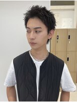 ハニー 町田(HONEY)&nbsp;スパイキーショート メンズショート 黒髪