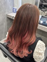 いろあそび 八王子&nbsp;【インナーカラー】ブラウン×ピンク