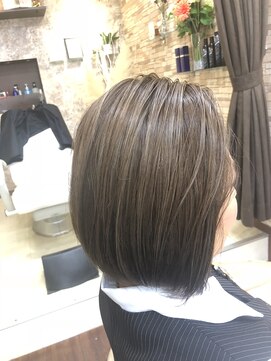 ヘアーピース(Hair Peace) ハイライトボブ