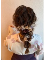 ヘアメイクサロン シャルメ(Hair Make Salon CHARMER) 袴でも大人気！編み下ろしスタイル