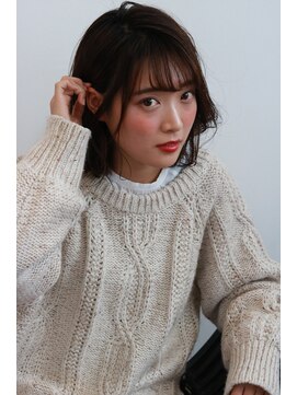 ブリーチ ラボ エーアイ 原宿店(BLEACH LABO Ai) 20代30代40代50代 色っぽふんわりミディの重軽ウェーブヘア♪