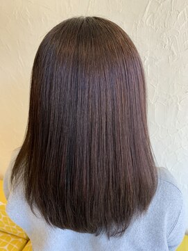 スタジオドーム(studio DOmE) ミディアムボブ/ガーリー/ミルクチョコレート/艶髪/30代/40代