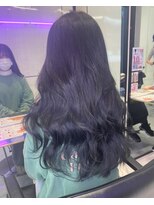 キーン 吉祥寺店(keen)&nbsp;《NANAKO》グロスブラック×レイヤーカット