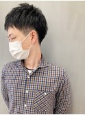 ツーブロック刈り上げショート
