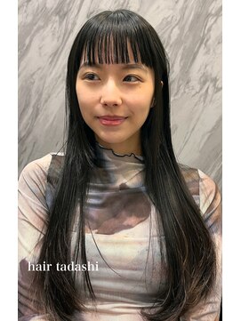 エクラート セントラル 赤坂(ECLART CENTRAL) fringe　straight hair