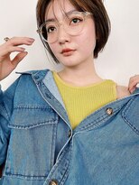 フィルムス 表参道(FILMS)&nbsp;レイヤーカット/ウェットへア/オリーブベージュ/表参道