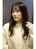 大人可愛い顔周りレイヤーカット