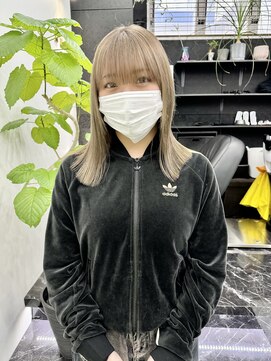 チュダック(ChuDuck) 韓国風《ミルクティー》ハイトーン/ケアブリーチ/ダブルカラー