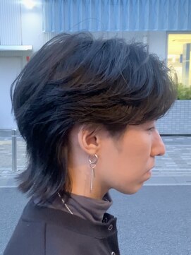 オーガニック アトリエ 大宮(organic+atelier) 韓国風センターパートウルフ/センターパート/外ハネウルフ