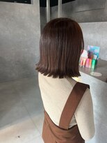 リル(LiLu) 切りっぱなしボブ☆ベージュ