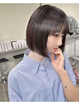 ポプルス(popls) ボブ/内巻きボブ/韓国ボブ/コリアンボブ/縮毛矯正/髪質改善/