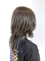 クオリス 上板橋店(QUALIS) くびれレイヤーウルフ透明感シルバーアッシュグレージュカラー