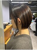 ボブ/ショートボブ/ミニボブ/チョコレートブラウン