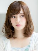 山村ゆるふわボブ/ゆるふわパーマ/ボブパーマミディアムヘア銀座