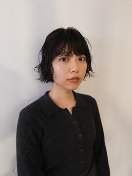 ユートゥイーズ つくば(U too e's) ミニボブウェーブヘア　Genta