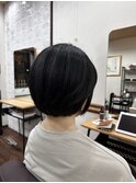前下がり×ショートボブ