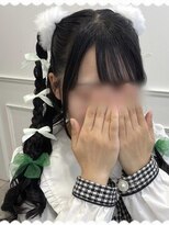 リルミー ミュエナ 大須 矢場町(Lilme myuena)&nbsp;編みたらしハーフツイン♪_ユウ