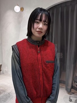 グラッド(glad) ミニマルショート×束感シースルーバング