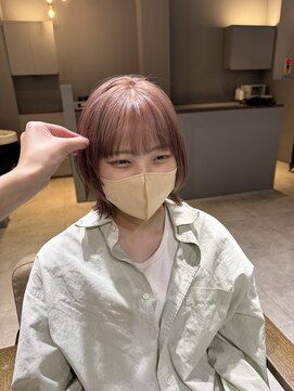 エマピボット 中川本店(EMA PIVOT) 透明感ピンクベージュ♪