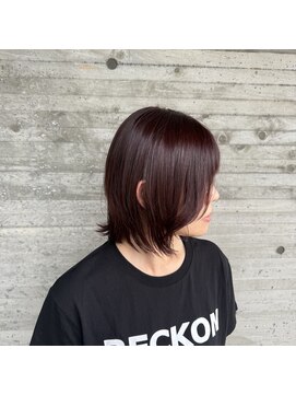 アカヒゲ 新札幌店(AKAHIGE) ピンク艶カラー