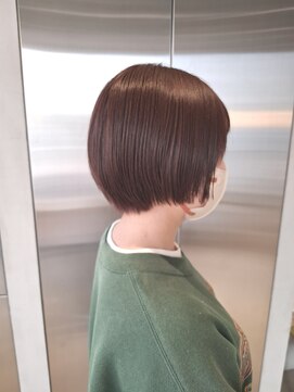 オーガニック リブ 川越(organic+live) 秋の大人ショート◎前下がり×ひし形シルエットで小顔
